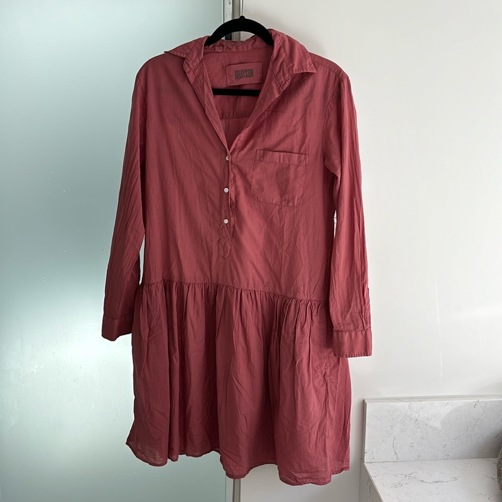Grayson shirt dress changemaker long sleeve